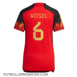 Belgien Axel Witsel #6 Hemma Matchtröja Dam VM 2022 Kortärmad